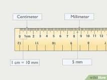¿Cuántos milímetro tiene una regla?