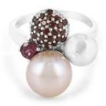 Barroco Brillante: collar de perlas