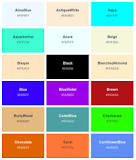 ¿Cuántos colores maneja la tabla de colores de HTML?